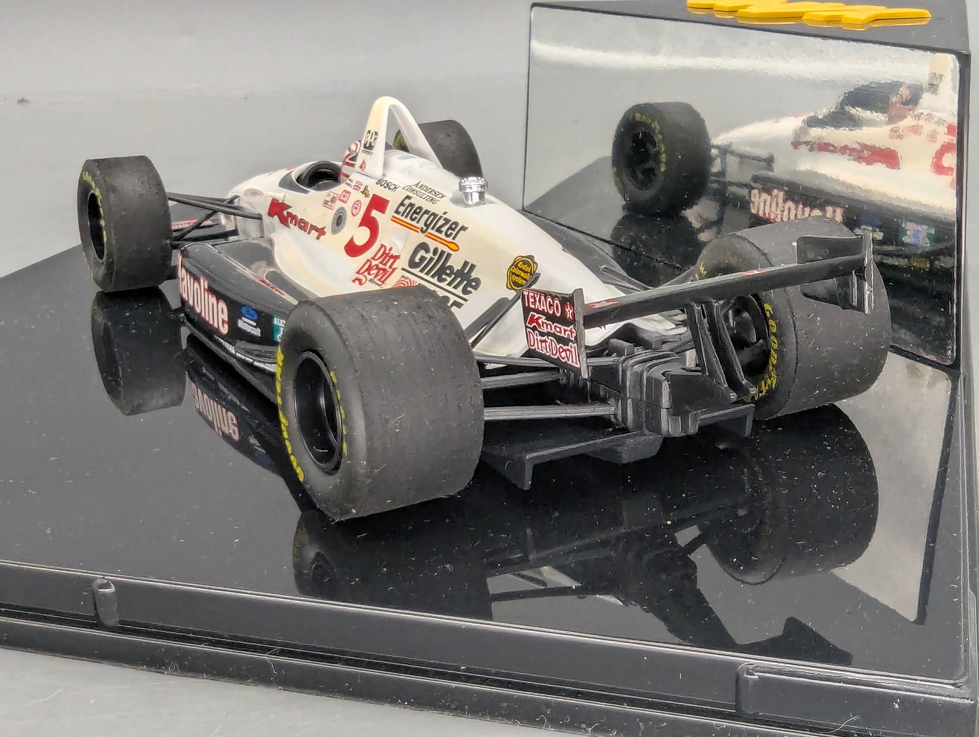Modellautos 1:24 Onyx 5010 K-Mart Havoline Lola #5 Nigel Mansell mit Vitrine