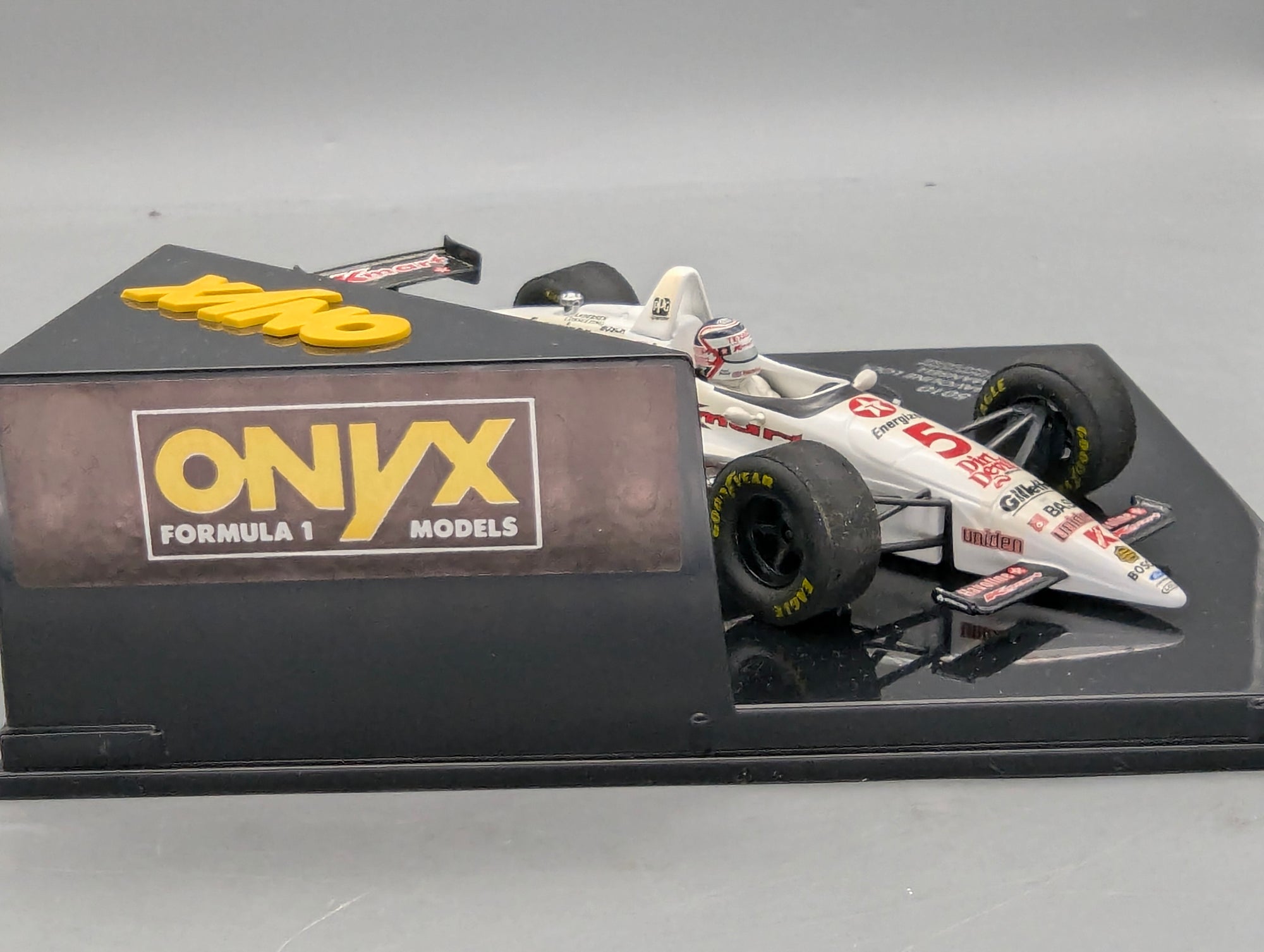 Modellautos 1:24 Onyx 5010 K-Mart Havoline Lola #5 Nigel Mansell mit Vitrine