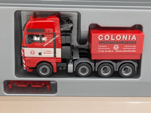 LKW Modell H0 1:87 Herpa MAN TGX XXL Sattelzug Colonia mit OVP