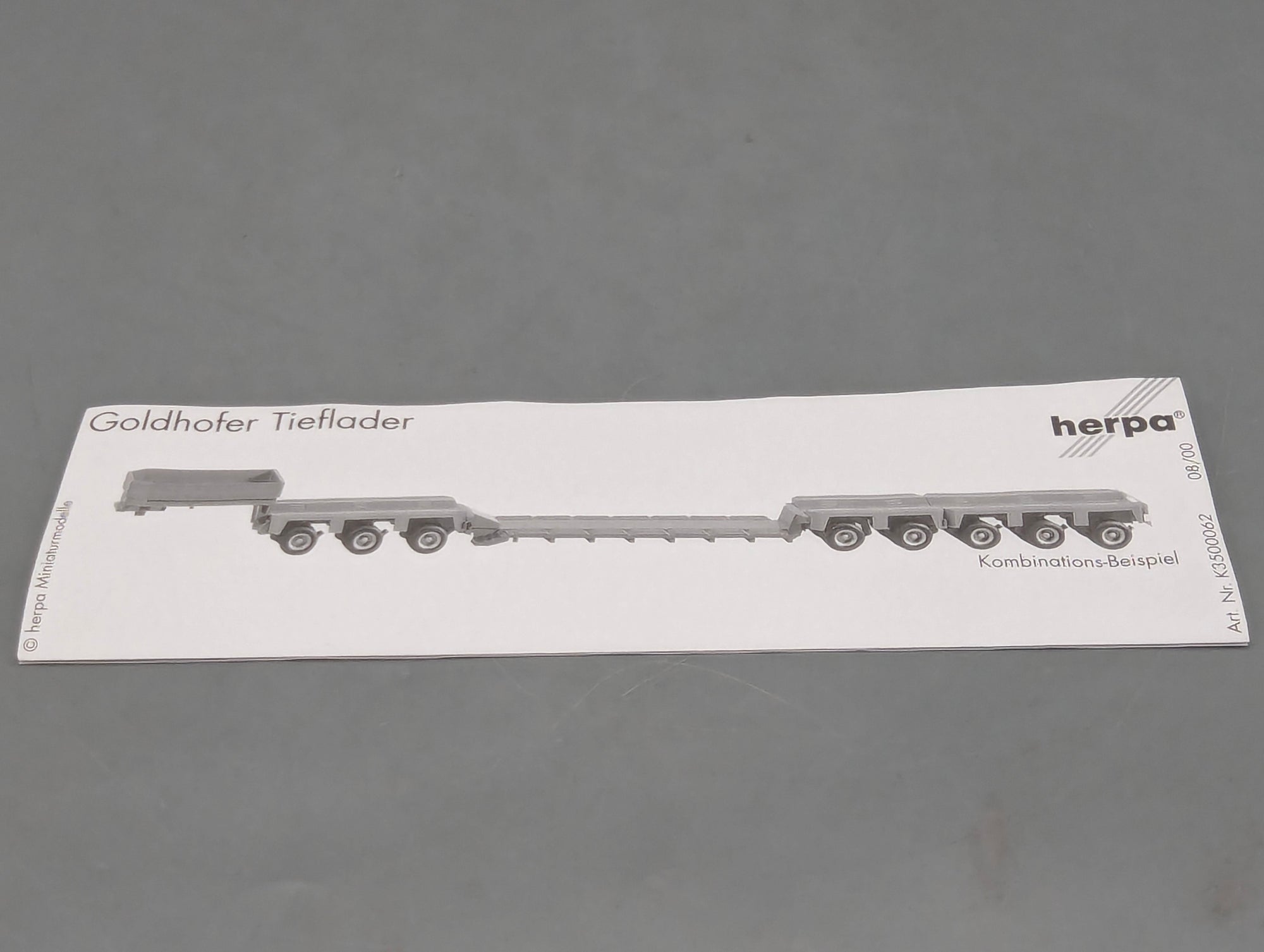 LKW Modell H0 1:87 Herpa MAN E 2000 Sattelzug Keller + Hess mit OVP