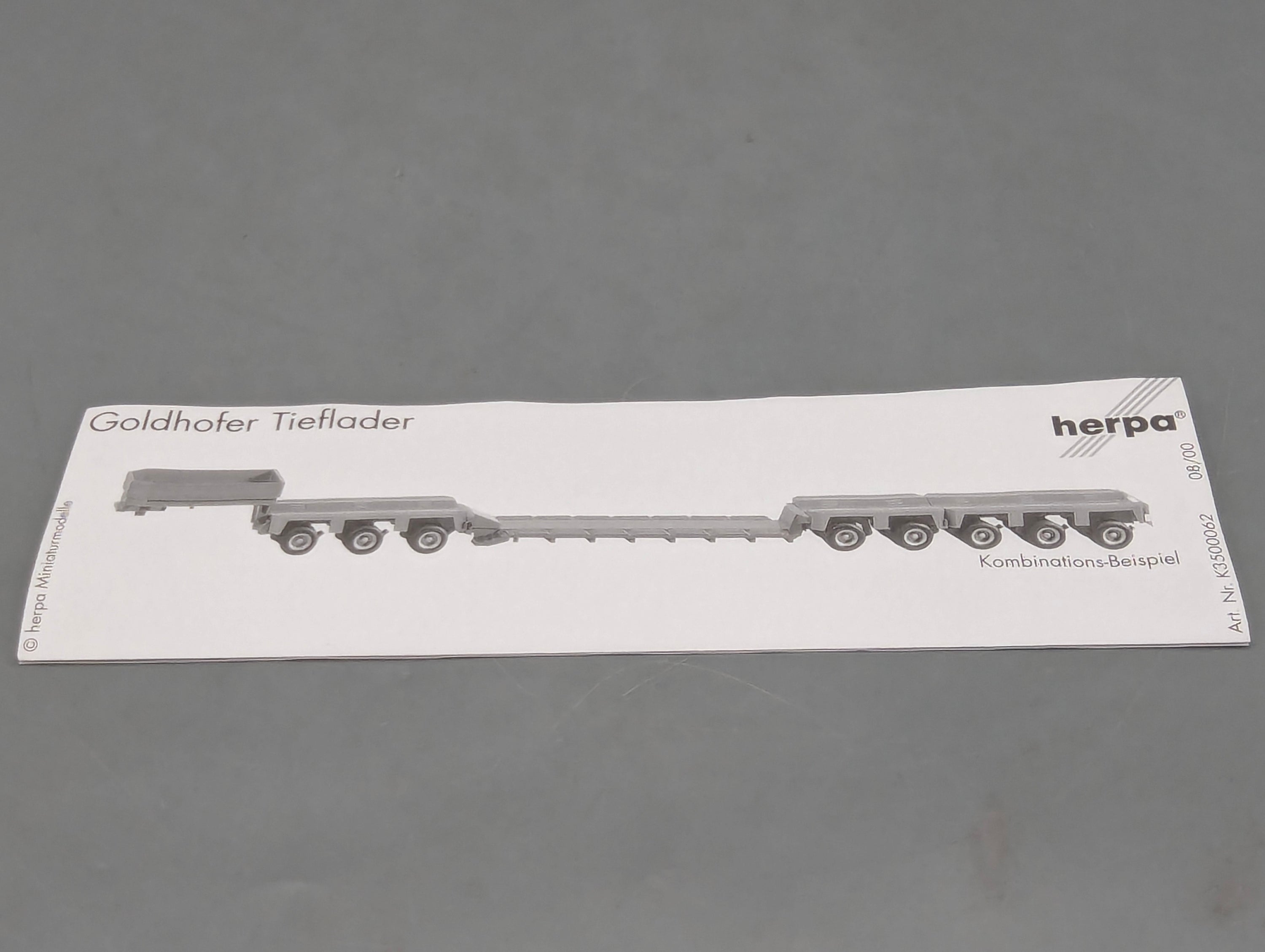 LKW Modell H0 1:87 Herpa MAN E 2000 Sattelzug Keller + Hess mit OVP