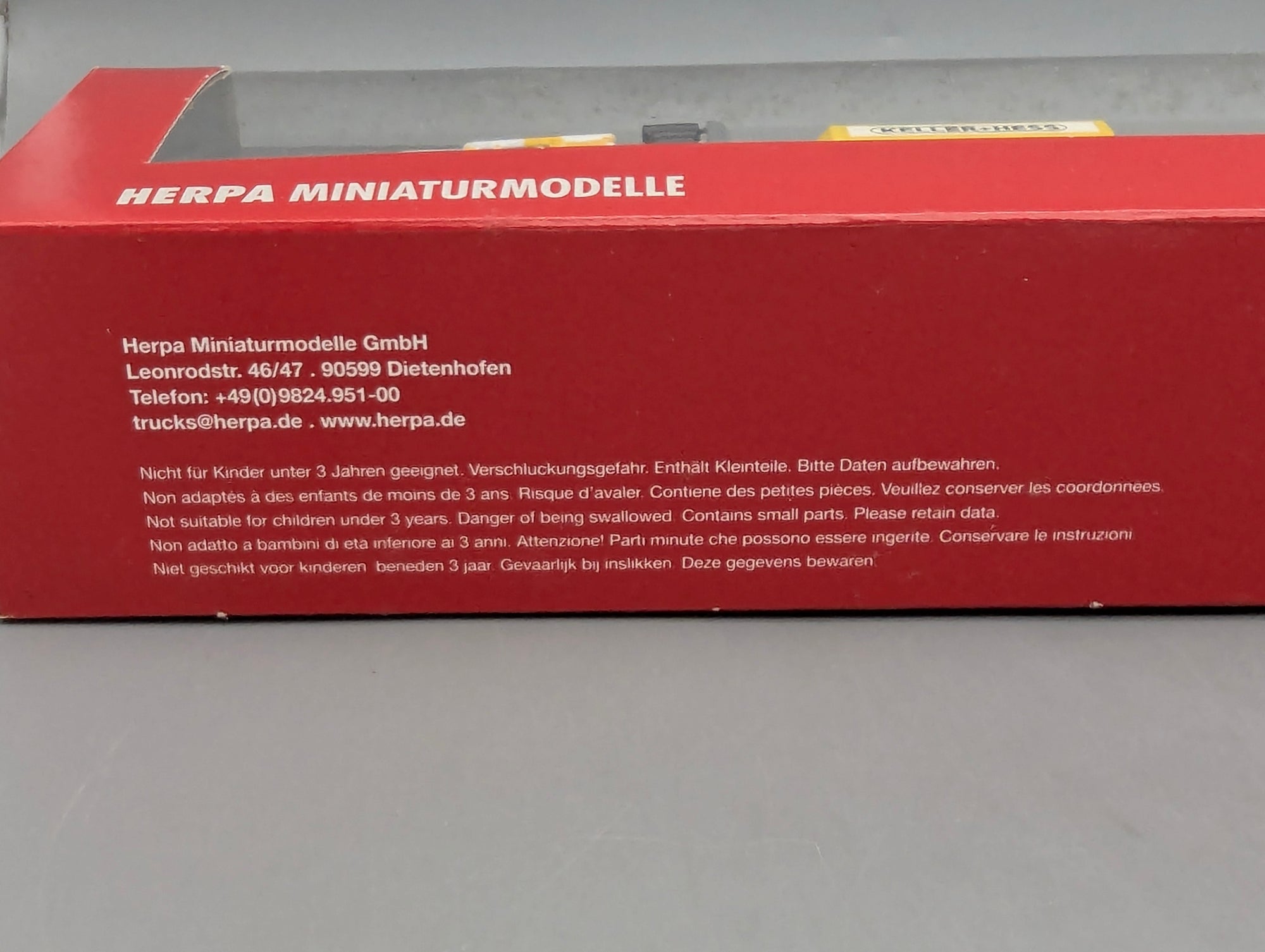 LKW Modell H0 1:87 Herpa MAN E 2000 Sattelzug Keller + Hess mit OVP