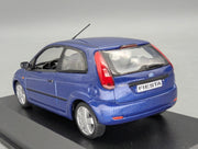 Modellautos 1:43 Minichamps Ford Fiesta Blau Metallic mit Dealer OVP