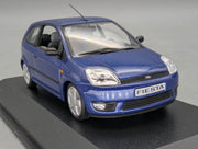 Modellautos 1:43 Minichamps Ford Fiesta Blau Metallic mit Dealer OVP