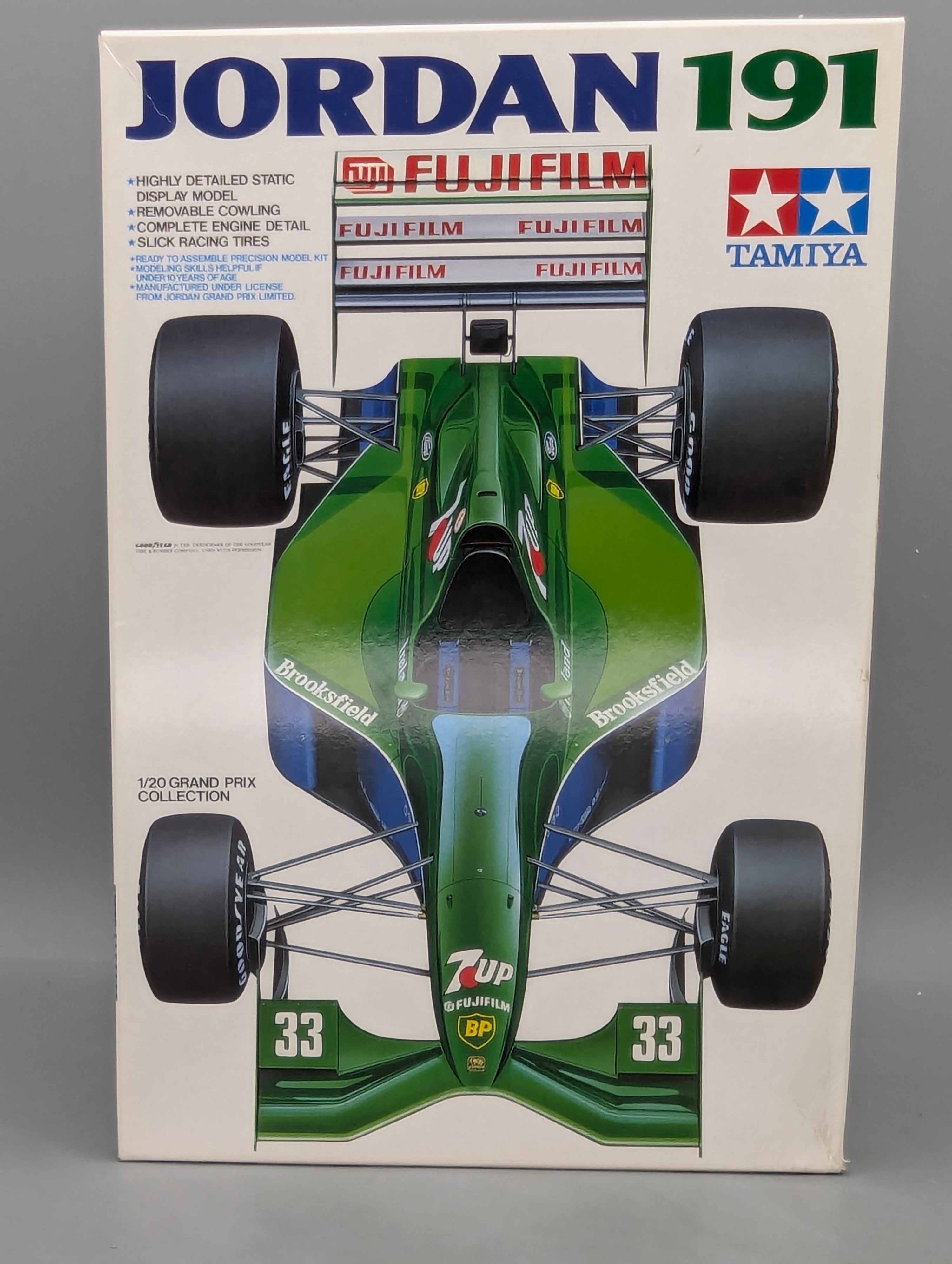 Modellautos Bausatz 1:20 Tamiya Jordan 191 mit OVP