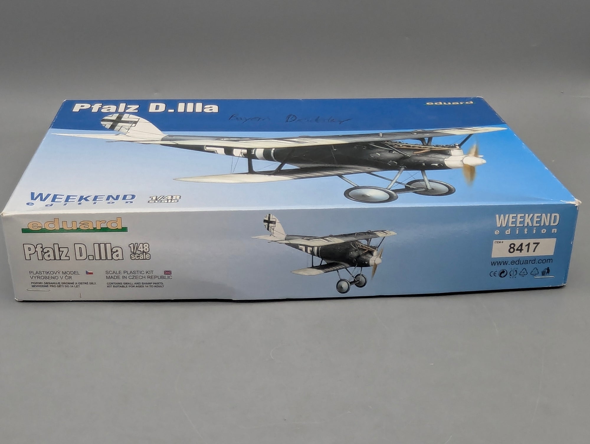 Flugzeug Modell Bausatz 1:48 Eduard 8417 Pfalz D.IIIa Weekend Edition mit OVP