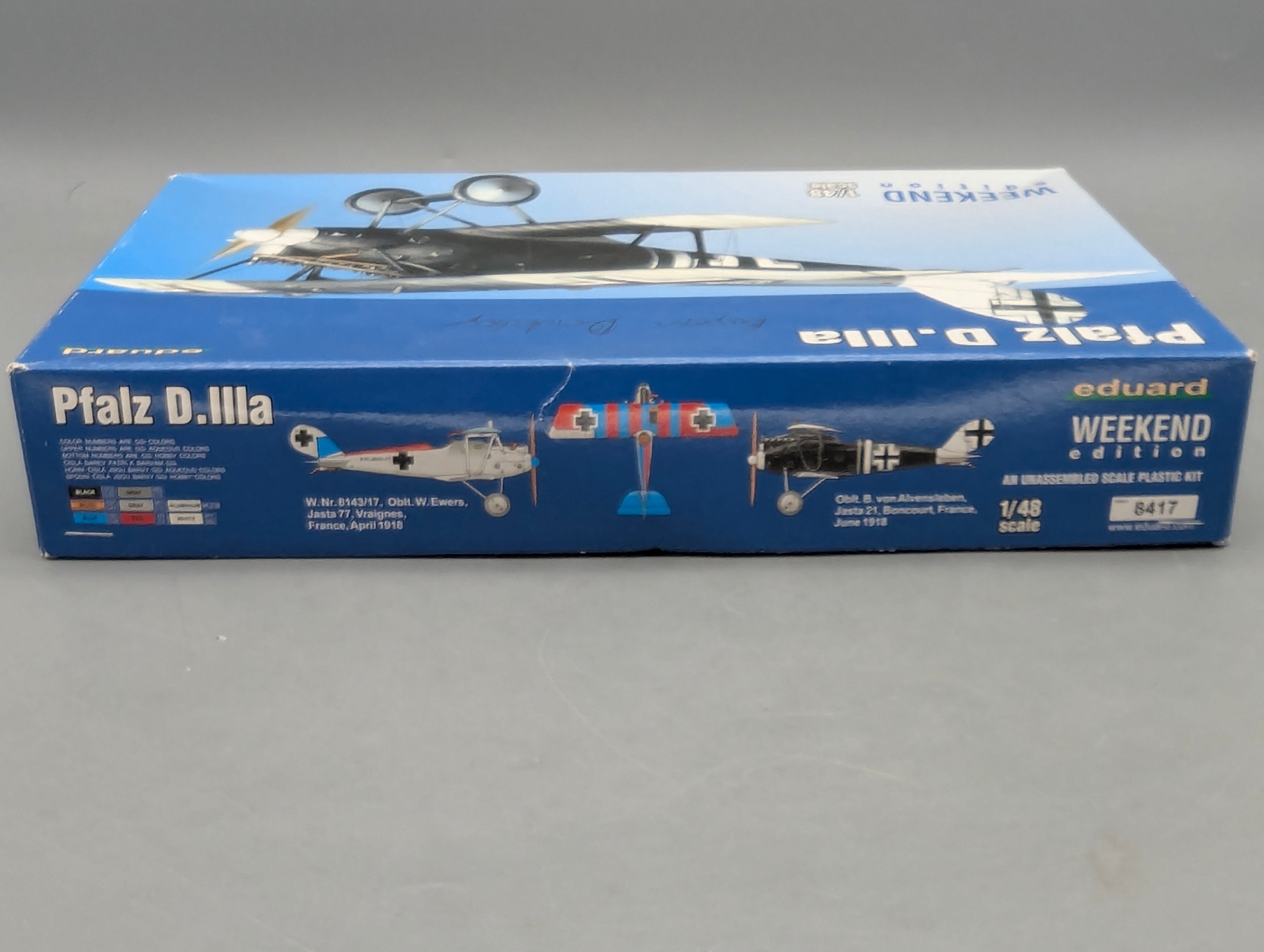 Flugzeug Modell Bausatz 1:48 Eduard 8417 Pfalz D.IIIa Weekend Edition mit OVP