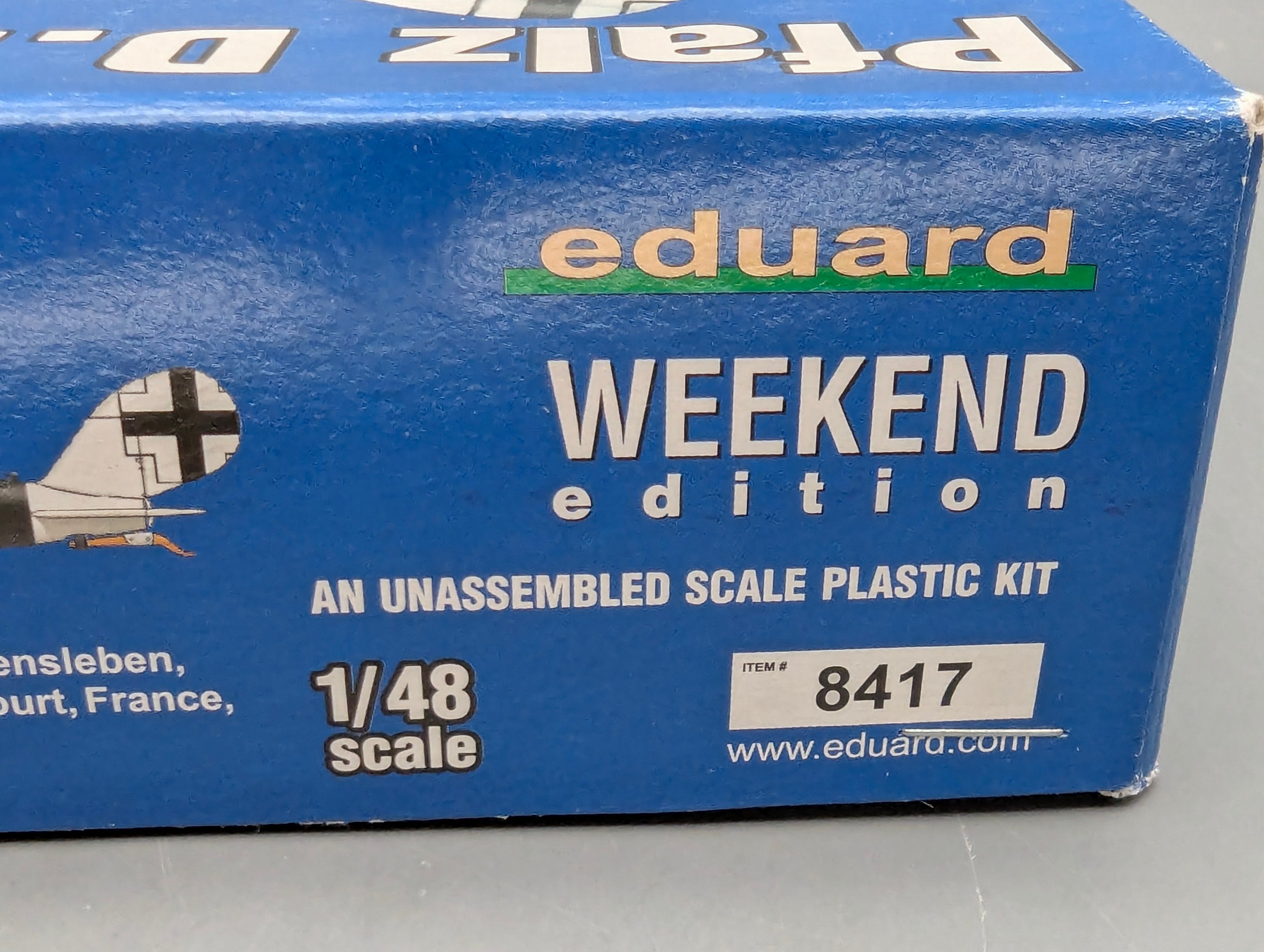 Flugzeug Modell Bausatz 1:48 Eduard 8417 Pfalz D.IIIa Weekend Edition mit OVP