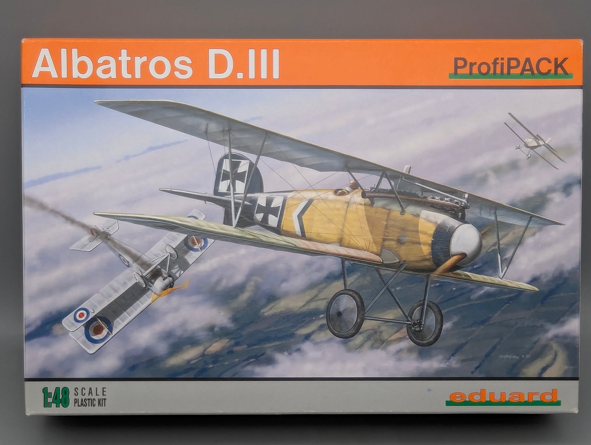 Flugzeug Modell Bausatz 1:48 Eduard 8097 Albatros D.III Profi Pack mit OVP