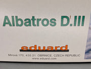 Flugzeug Modell Bausatz 1:48 Eduard 8097 Albatros D.III Profi Pack mit OVP