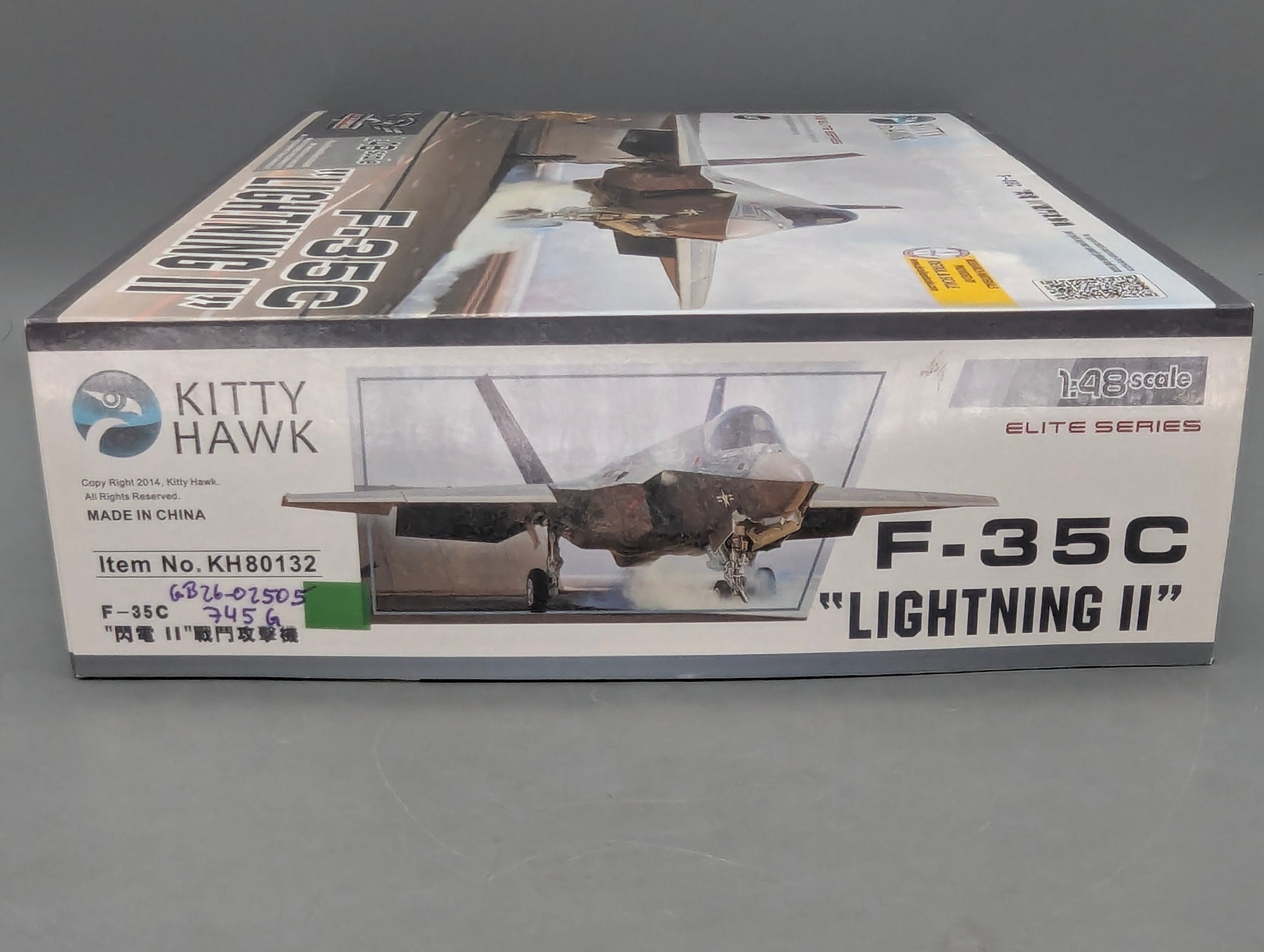 Flugzeug Modell Bausatz 1:48 Kitty Hawk Elite Series KH80132 F-35C Lightning II mit OVP