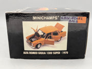 Modellautos 1:18 Minichamps Alfa Romeo Giulia 1300 Super 1970 Ochre Ocker mit OVP
