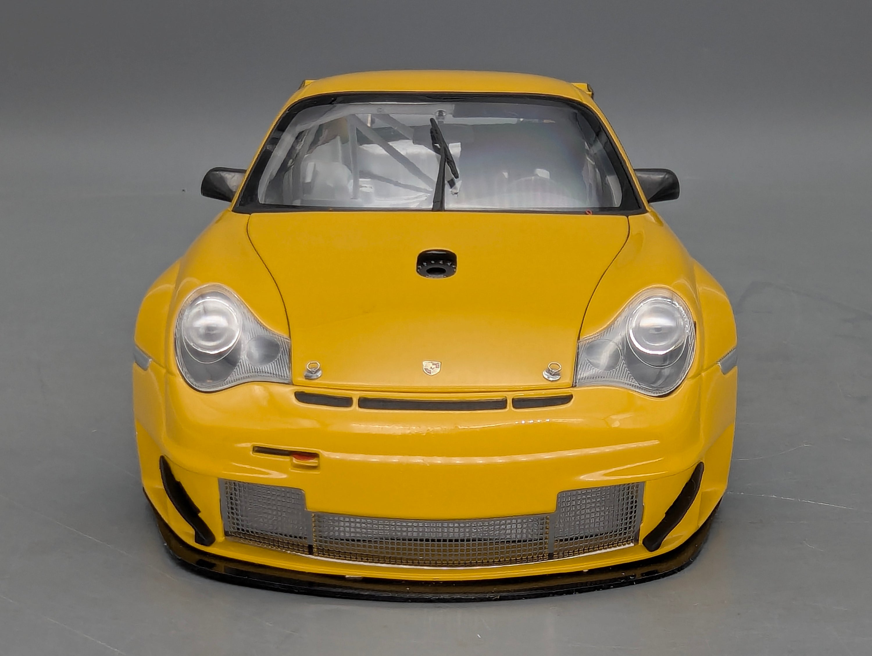 Modellautos 1:18 Minichamps Porsche 911 GT3 RSR ALMS 2004 Gelb mit OVP