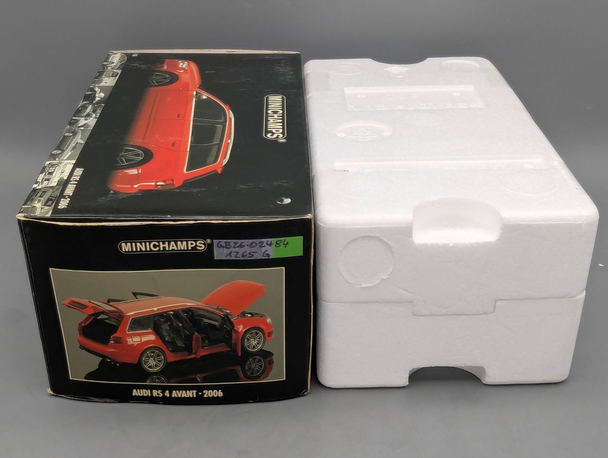 Coches en miniatura 1:43 Minichamps Mercedes Benz SL65 AMG Black Series Plata con embalaje original