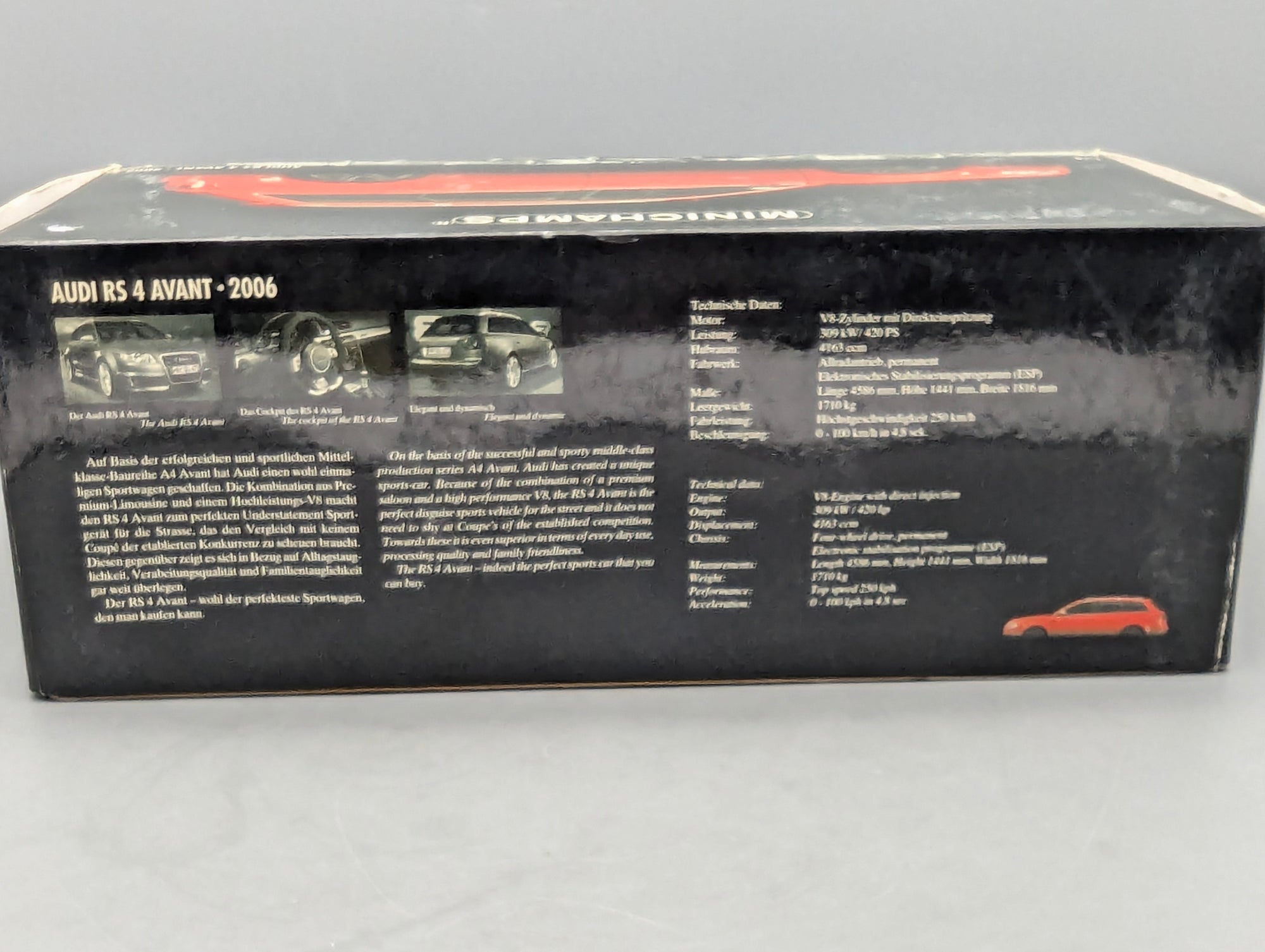 Coches en miniatura 1:43 Minichamps Mercedes Benz SL65 AMG Black Series Plata con embalaje original