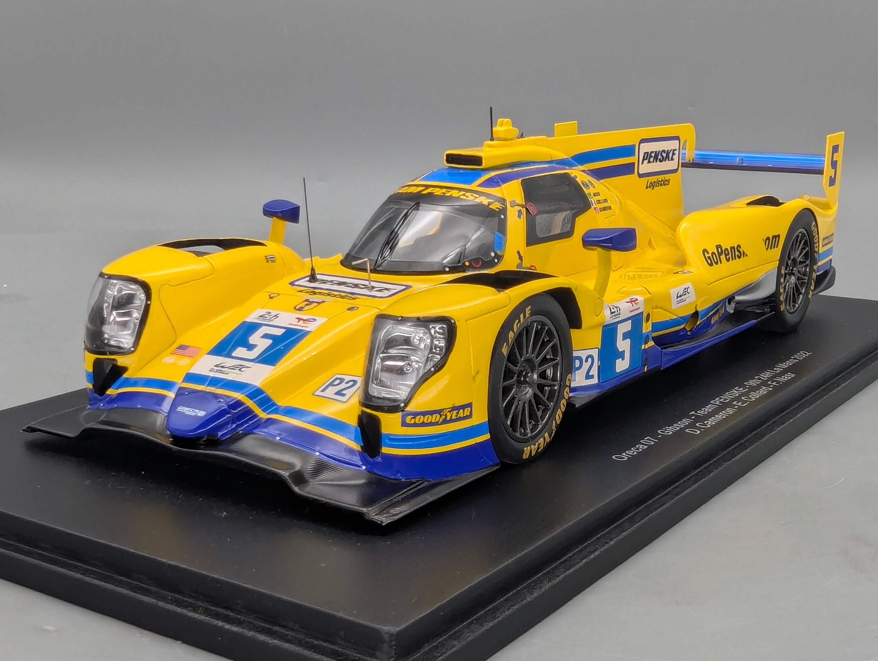 Modellautos 1:18 Spark 18S805 Oreca 07 - Gibson Team Penske 24h Le Mans 2022 #5 mit OVP