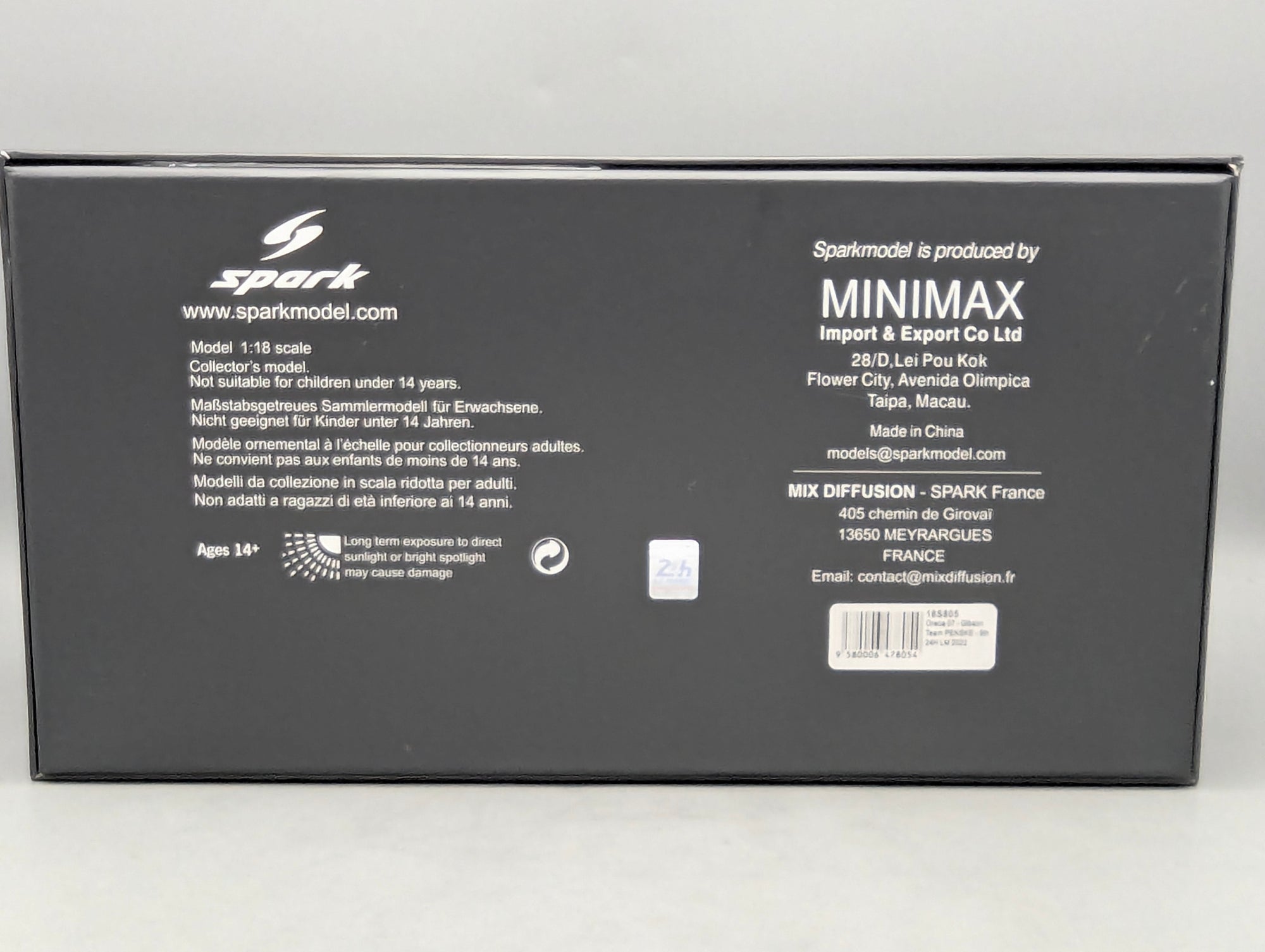Modellautos 1:18 Spark 18S805 Oreca 07 - Gibson Team Penske 24h Le Mans 2022 #5 mit OVP