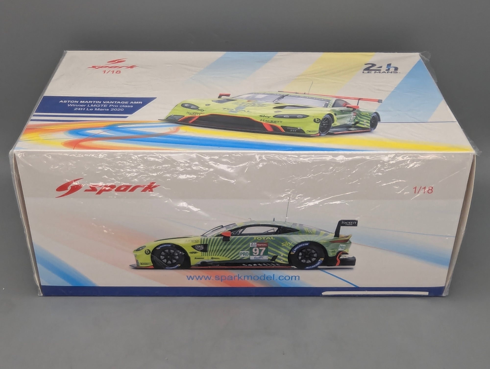 Modellautos 1:18 Spark 18S805 Aston Martin Vantage AMR WINNER 24h Le Mans 2020 #97 mit OVP