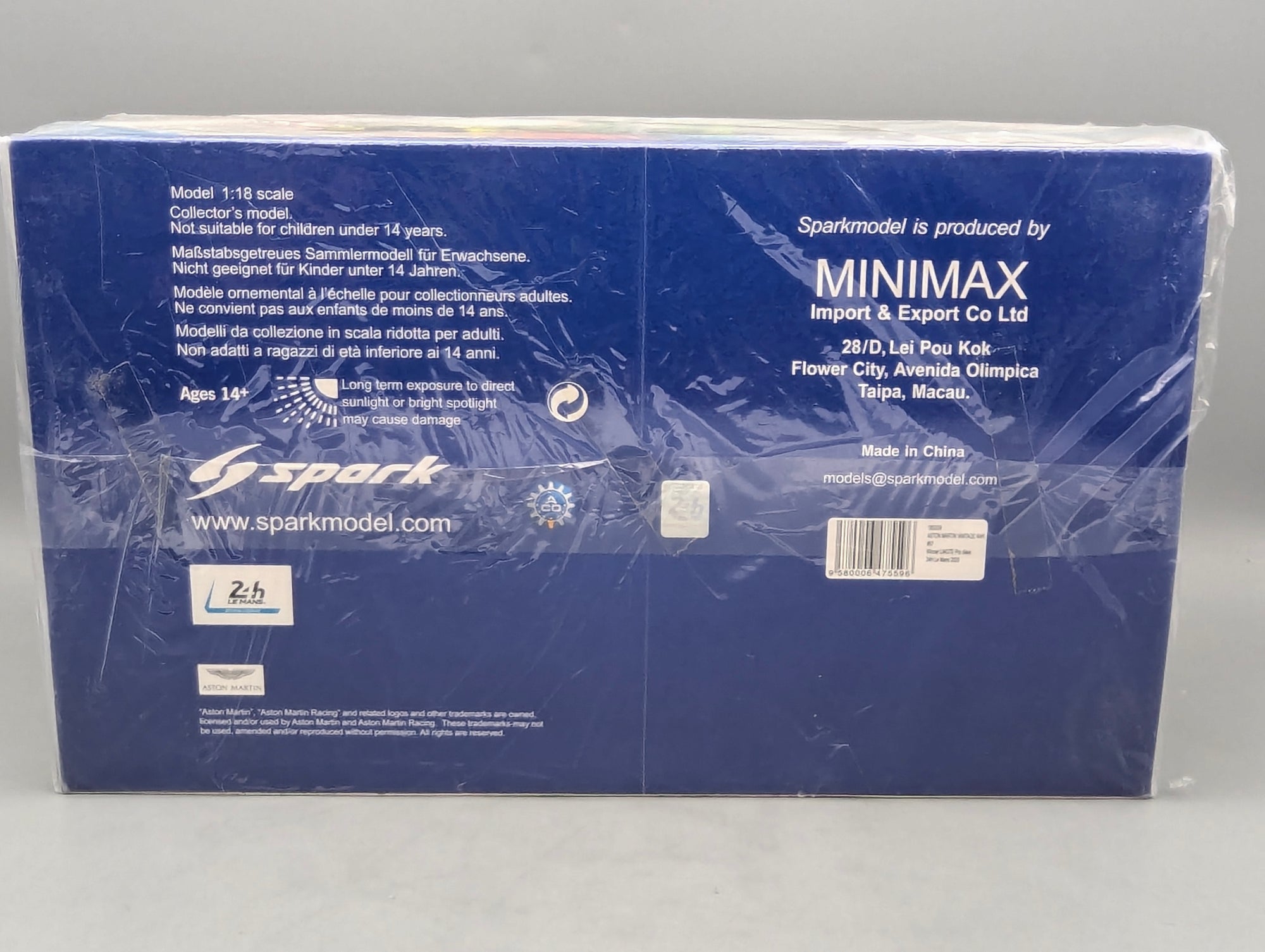 Modellautos 1:18 Spark 18S805 Aston Martin Vantage AMR WINNER 24h Le Mans 2020 #97 mit OVP
