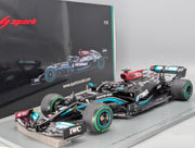 Modellautos 1:18 Spark 18S604 Mercedes AMG F1 W12 E Performance Winner Russian GP 2021 #44 Hamilton OVP