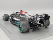 Modellautos 1:18 Spark 18S604 Mercedes AMG F1 W12 E Performance Winner Russian GP 2021 #44 Hamilton OVP