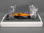 Modellautos 1:18 Spark 18S608 McLaren MCL35M Abu Dhabi GP 2021 #4 L. Norris OVP