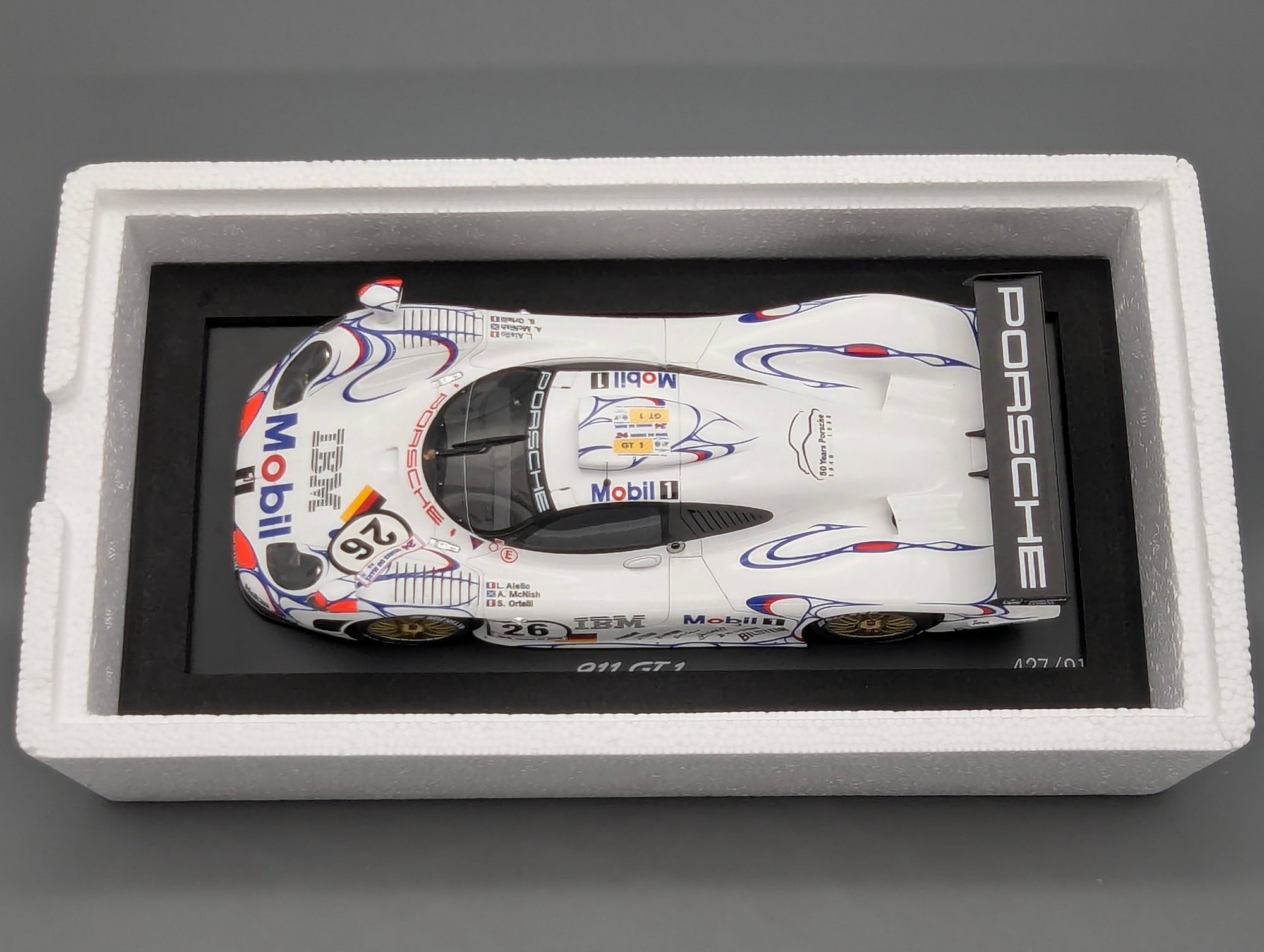 Coches en miniatura 1:43 Minichamps Mercedes Benz SL65 AMG Black Series Plata con embalaje original