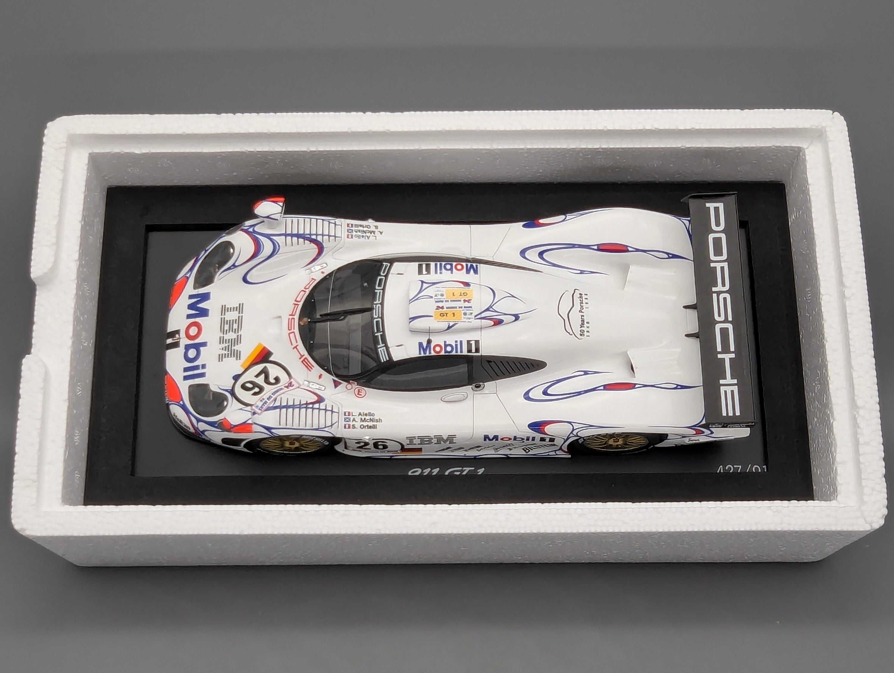 Coches en miniatura 1:43 Minichamps Mercedes Benz SL65 AMG Black Series Plata con embalaje original