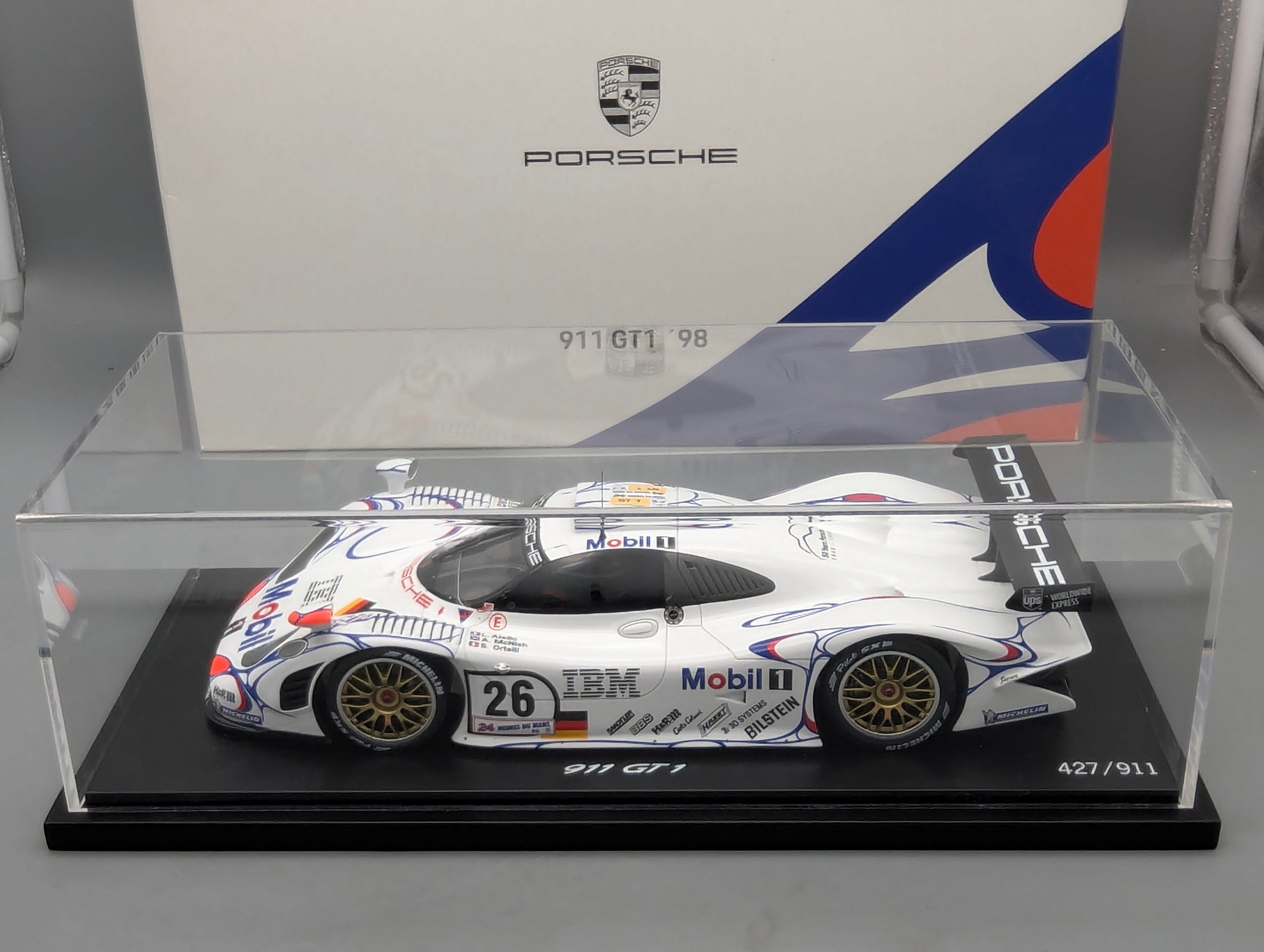 Coches en miniatura 1:43 Minichamps Mercedes Benz SL65 AMG Black Series Plata con embalaje original
