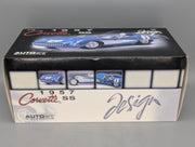 Modellautos 1:18 AUTOart Millenium 71051 Chevrolet Corvette SS 1957 Blau #1 mit OVP