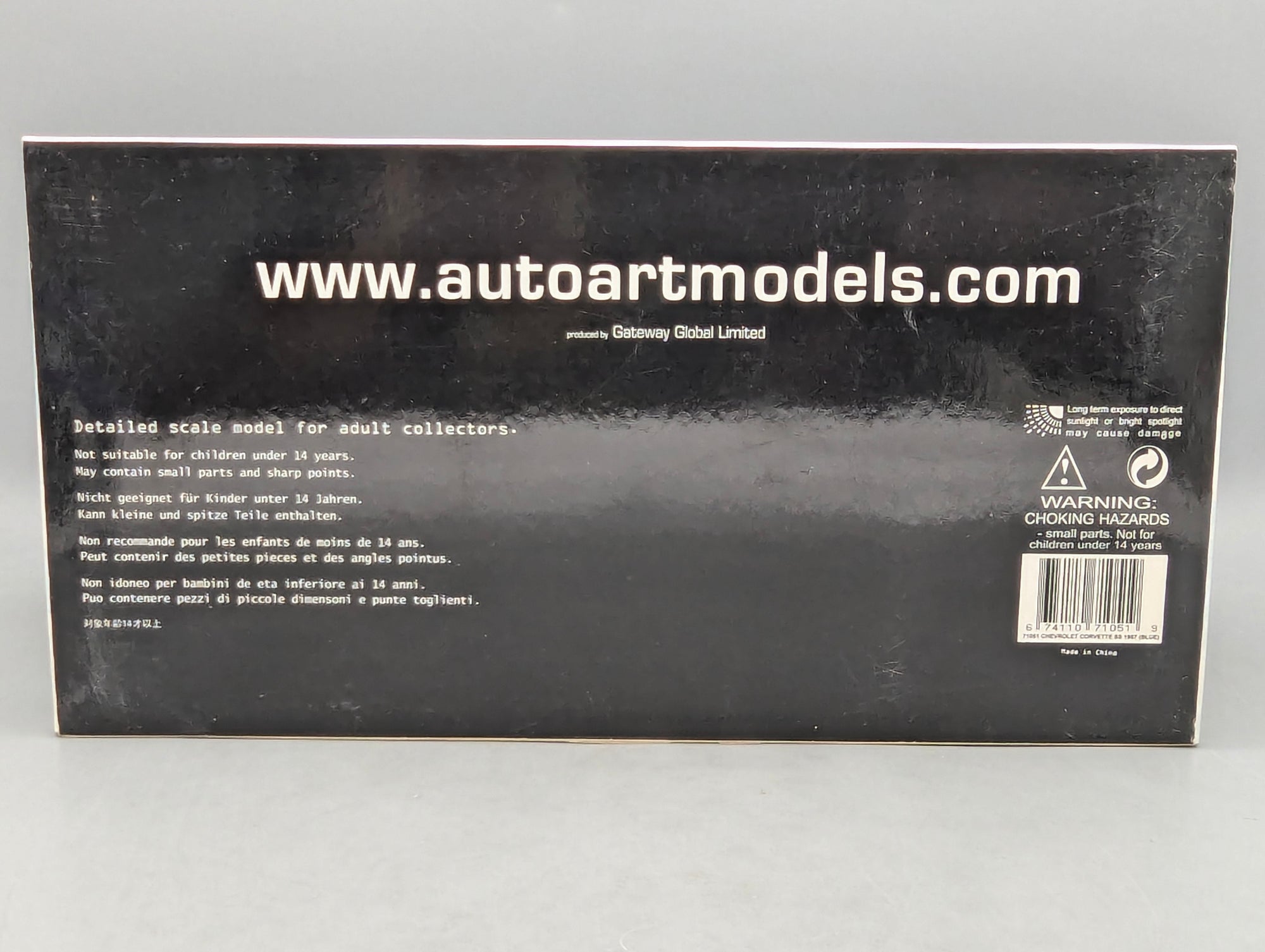 Modellautos 1:18 AUTOart Millenium 71051 Chevrolet Corvette SS 1957 Blau #1 mit OVP