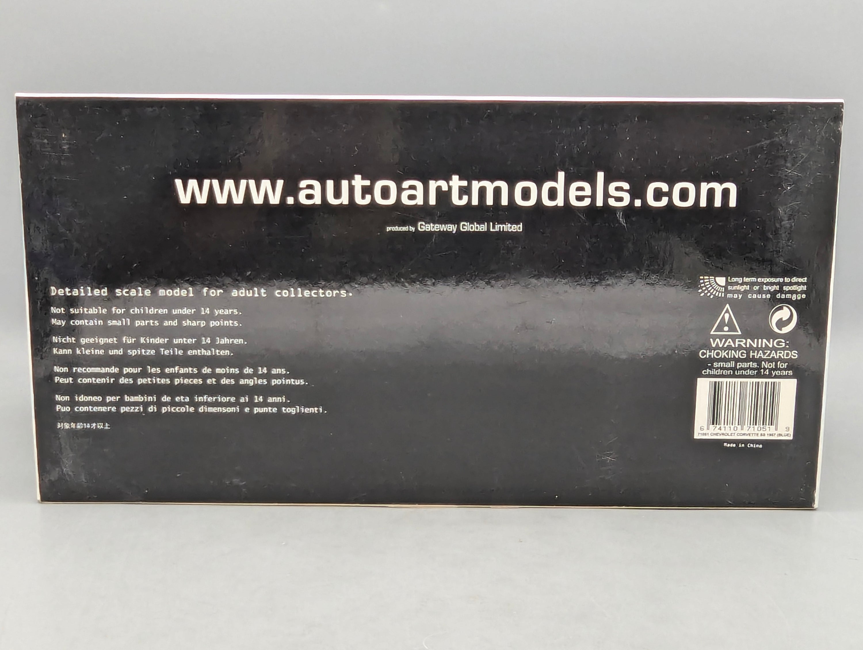 Modellautos 1:18 AUTOart Millenium 71051 Chevrolet Corvette SS 1957 Blau #1 mit OVP