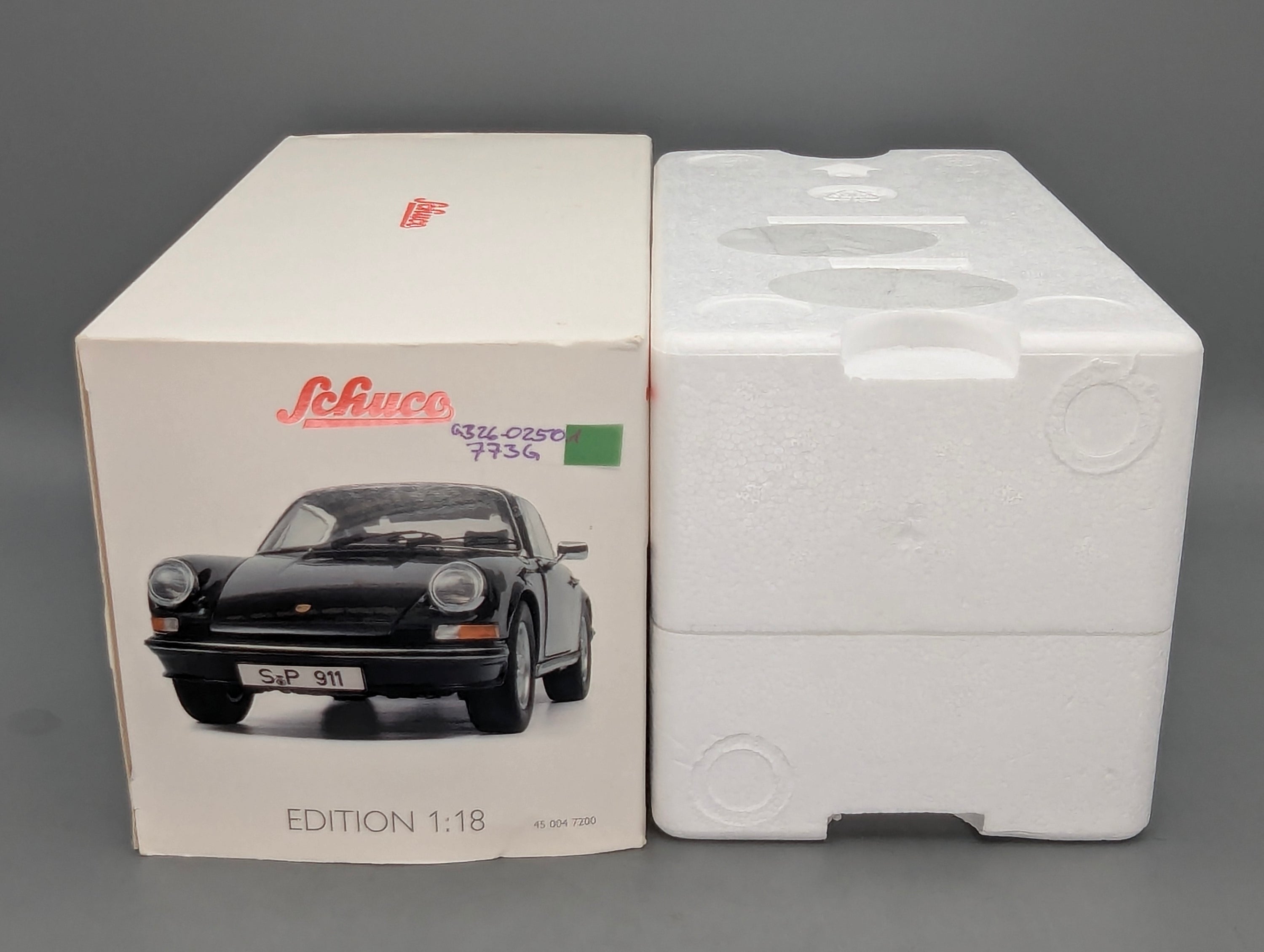 Modellautos 1:18 Schuco Porsche 911 S Coupe 1973 Schwarz mit OVP