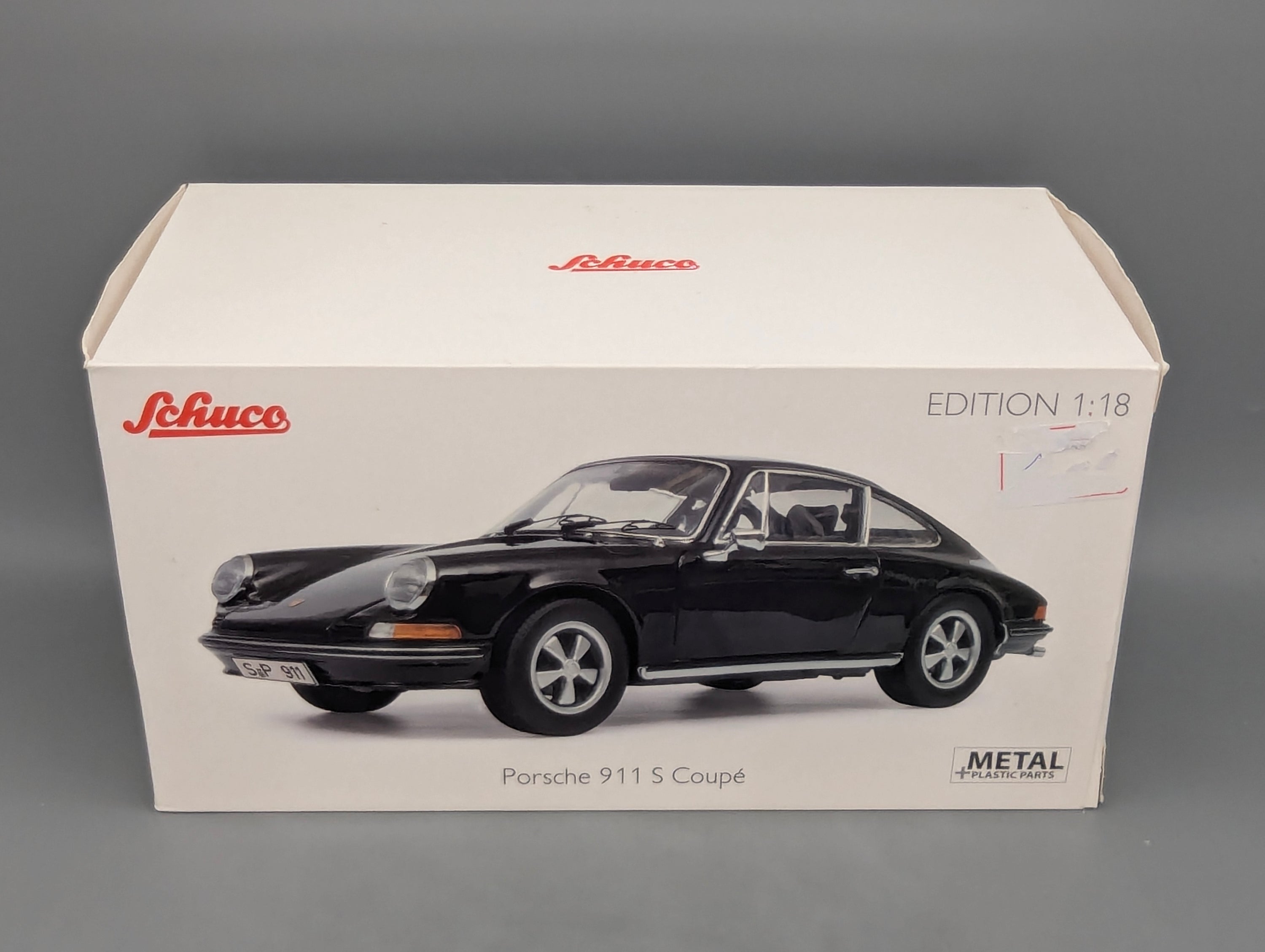 Modellautos 1:18 Schuco Porsche 911 S Coupe 1973 Schwarz mit OVP