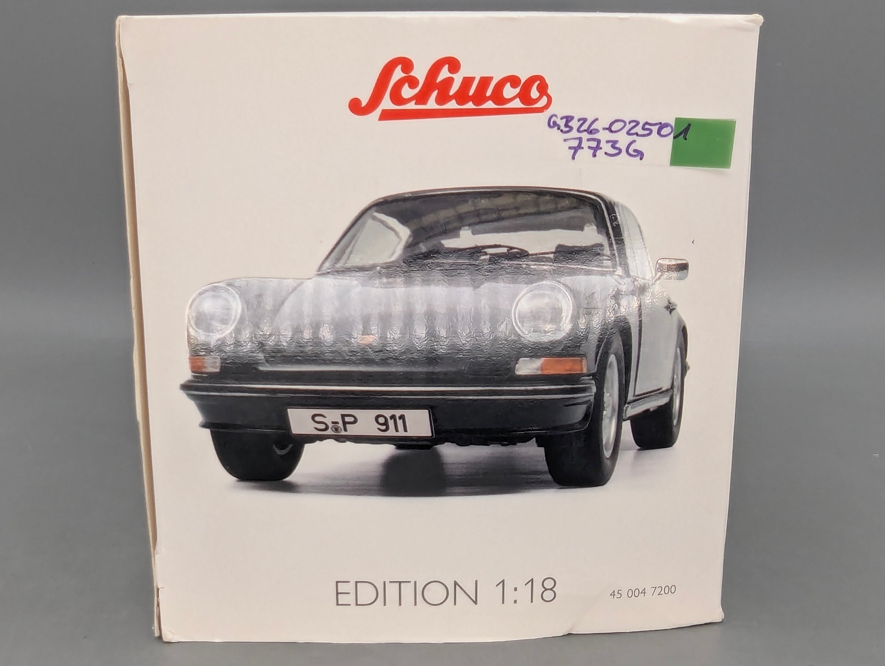 Modellautos 1:18 Schuco Porsche 911 S Coupe 1973 Schwarz mit OVP
