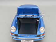 Modellautos 1:18 Schuco Porsche 911 S Coupe 1973 Blau Metallic mit OVP