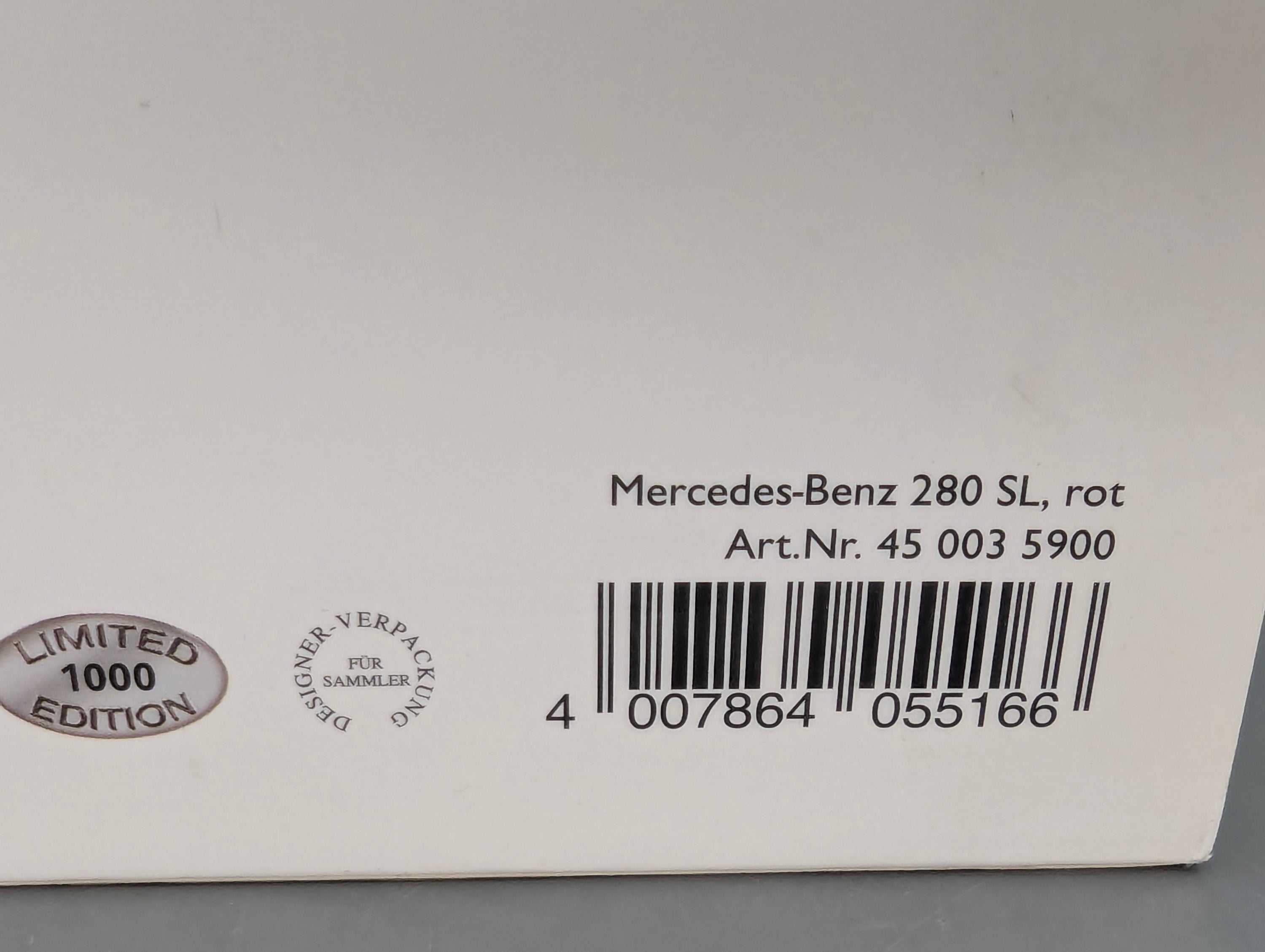 Modellautos 1:18 Schuco Mercedes-Benz 280 SL Rot mit OVP