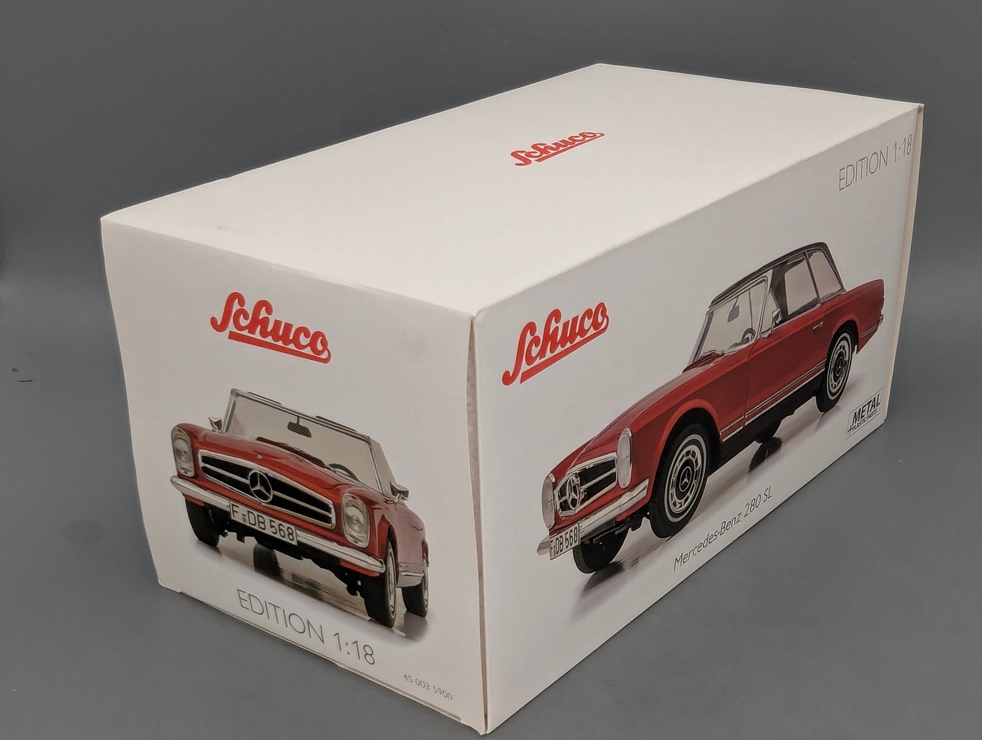 Modellautos 1:18 Schuco Mercedes-Benz 280 SL Rot mit OVP