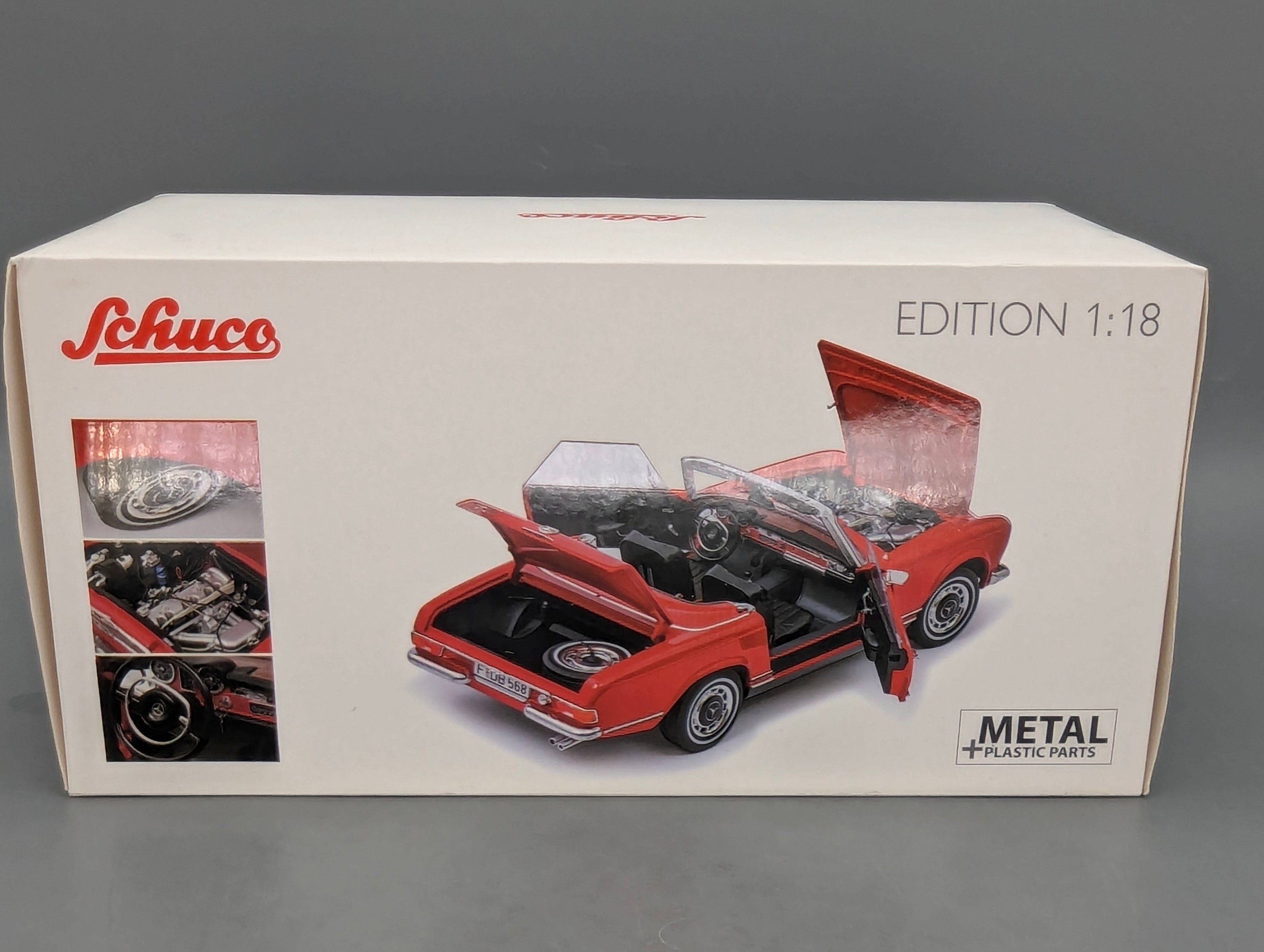 Modellautos 1:18 Schuco Mercedes-Benz 280 SL Rot mit OVP