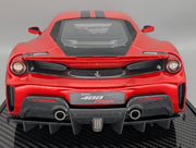 Modellautos 1:12 BBR Ferrari 488 Pista F1 2007 Red / Black Stripe Ltd 10/10 OVP