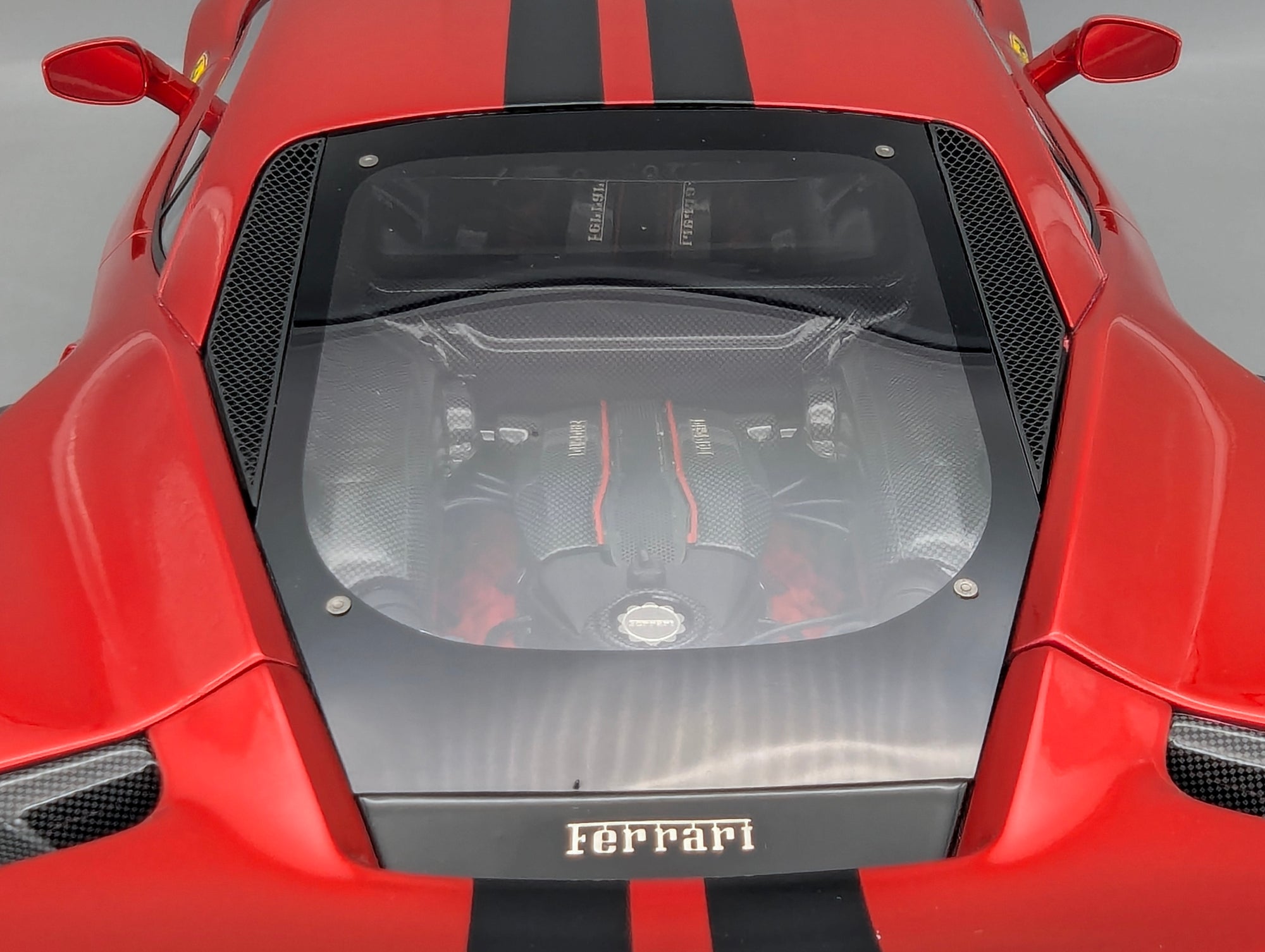 Modellautos 1:12 BBR Ferrari 488 Pista F1 2007 Red / Black Stripe Ltd 10/10 OVP