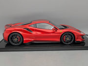 Modellautos 1:12 BBR Ferrari 488 Pista F1 2007 Red / Black Stripe Ltd 10/10 OVP