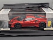 Modellautos 1:12 BBR Ferrari 488 Pista F1 2007 Red / Black Stripe Ltd 10/10 OVP