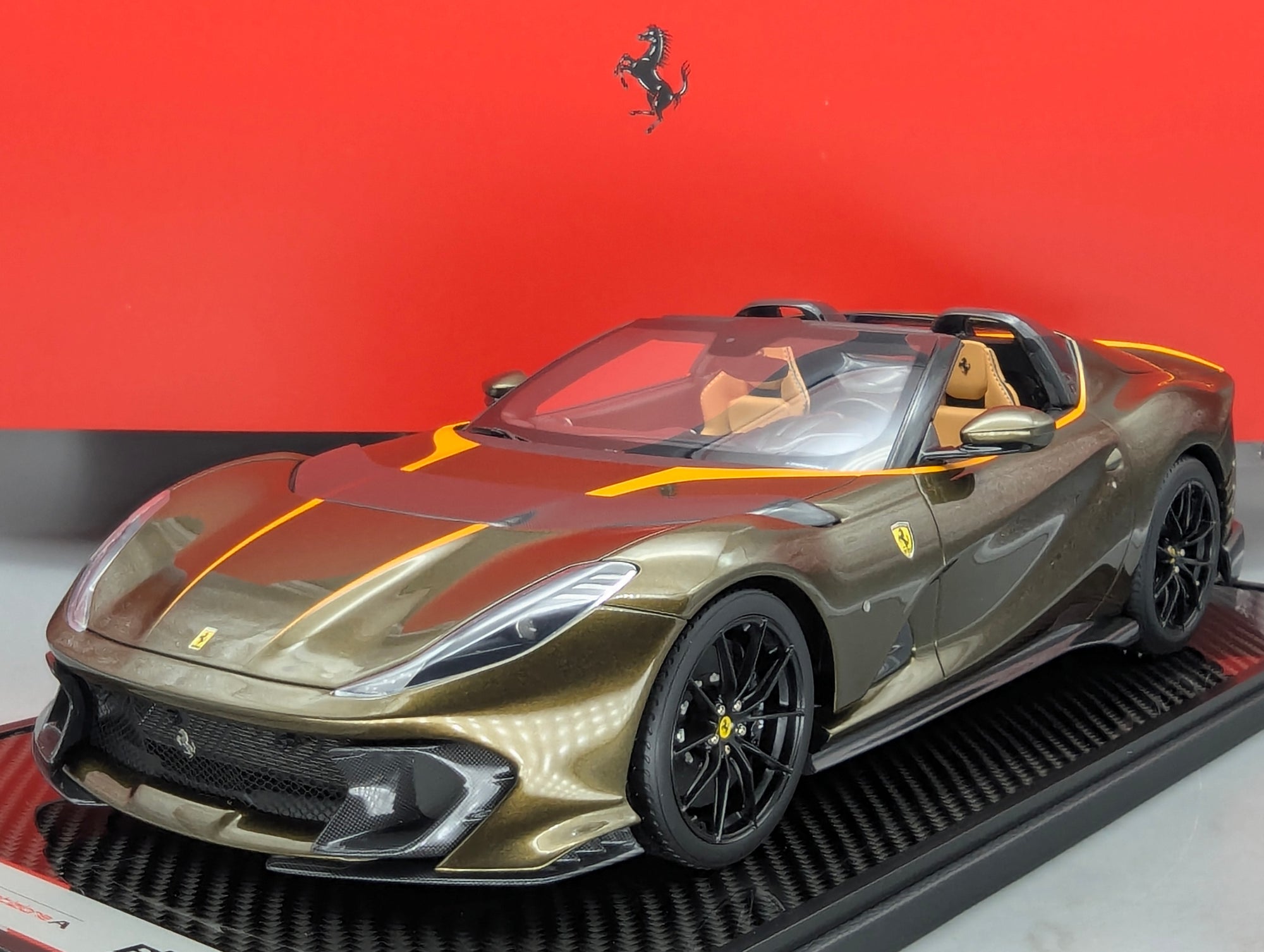 Modellautos 1:12 BBR Ferrari 812 Competizione A Verde Volterra Ltd 18/30 OVP