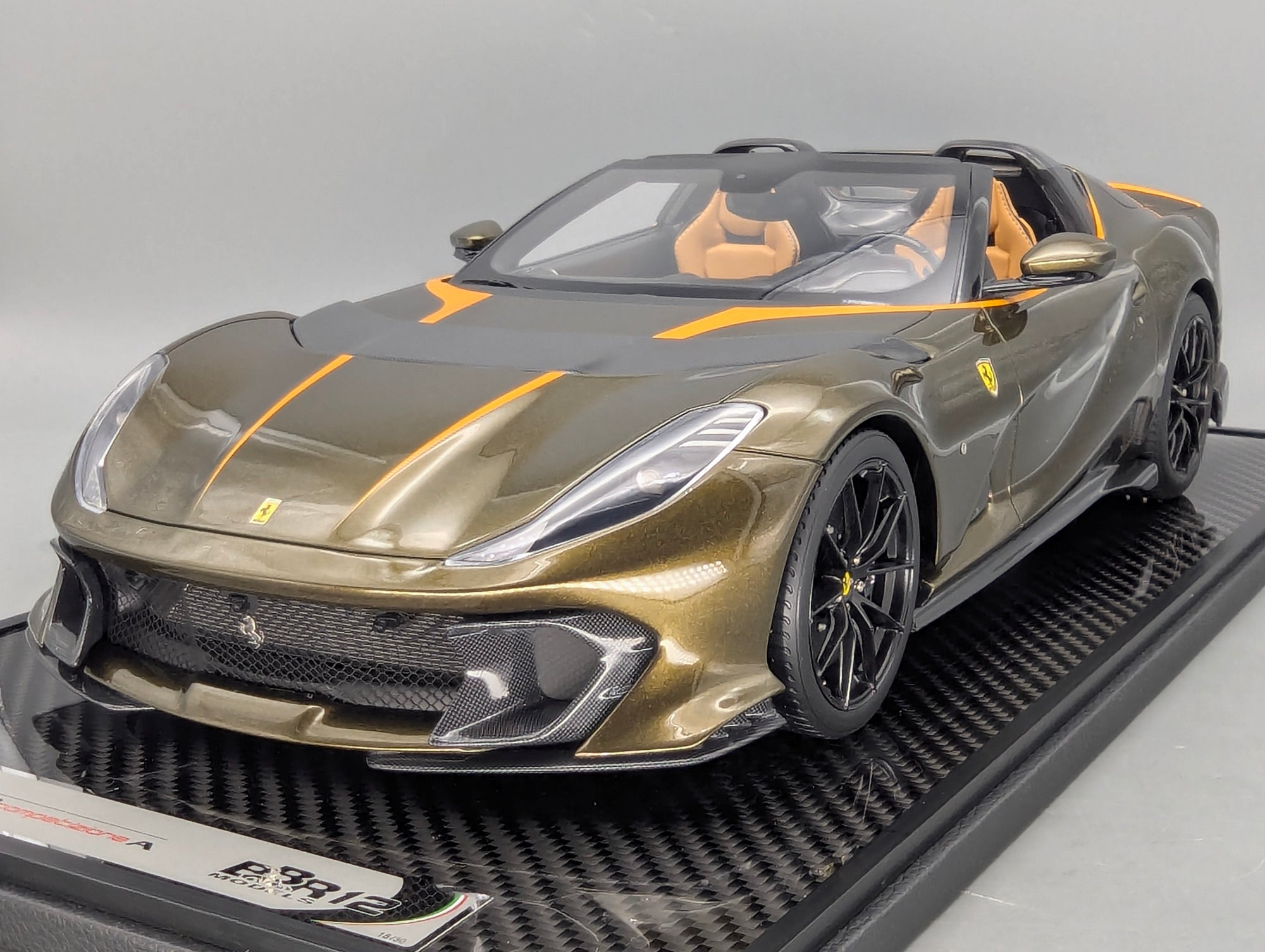 Modellautos 1:12 BBR Ferrari 812 Competizione A Verde Volterra Ltd 18/30 OVP