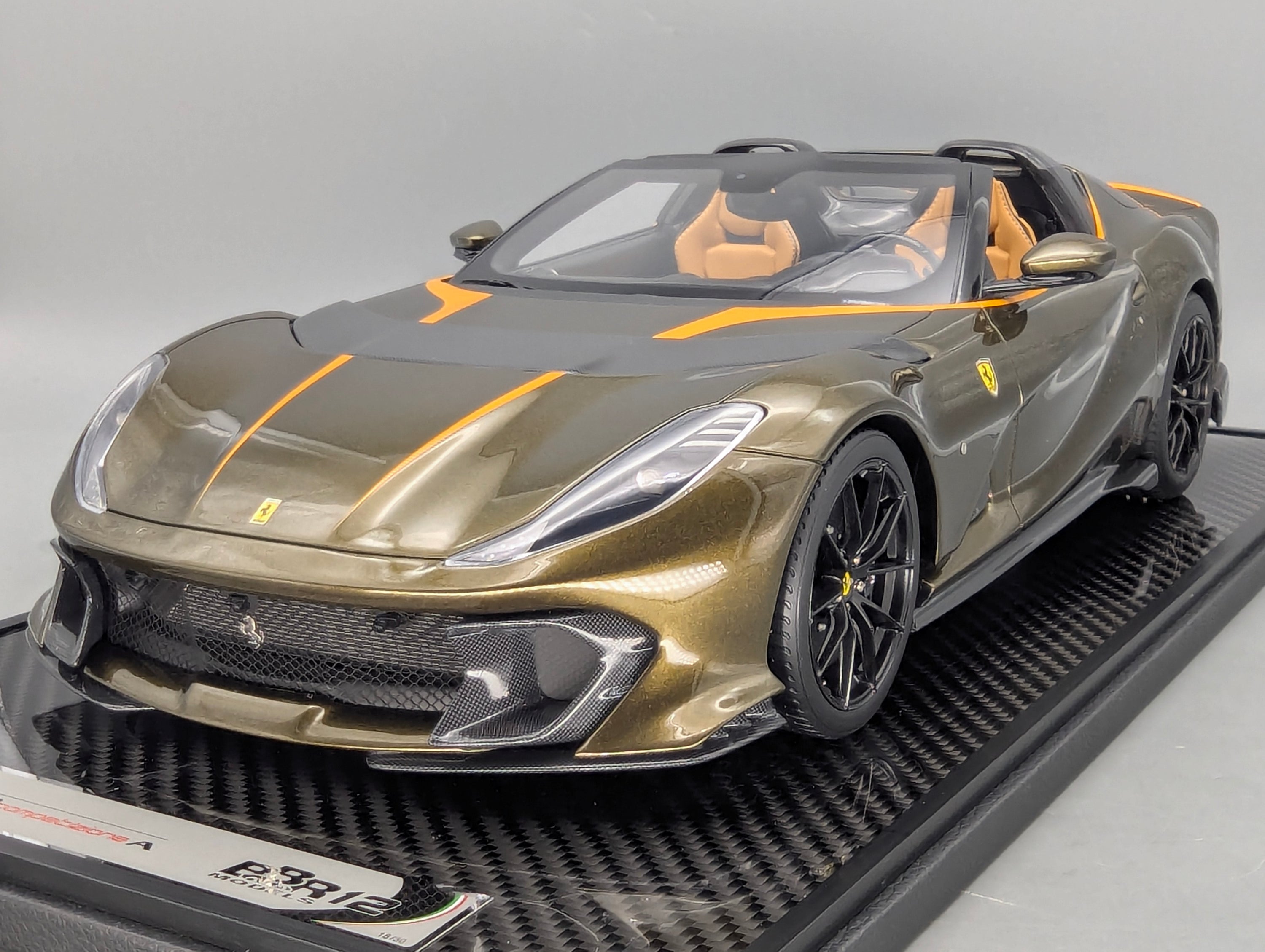 Modellautos 1:12 BBR Ferrari 812 Competizione A Verde Volterra Ltd 18/30 OVP