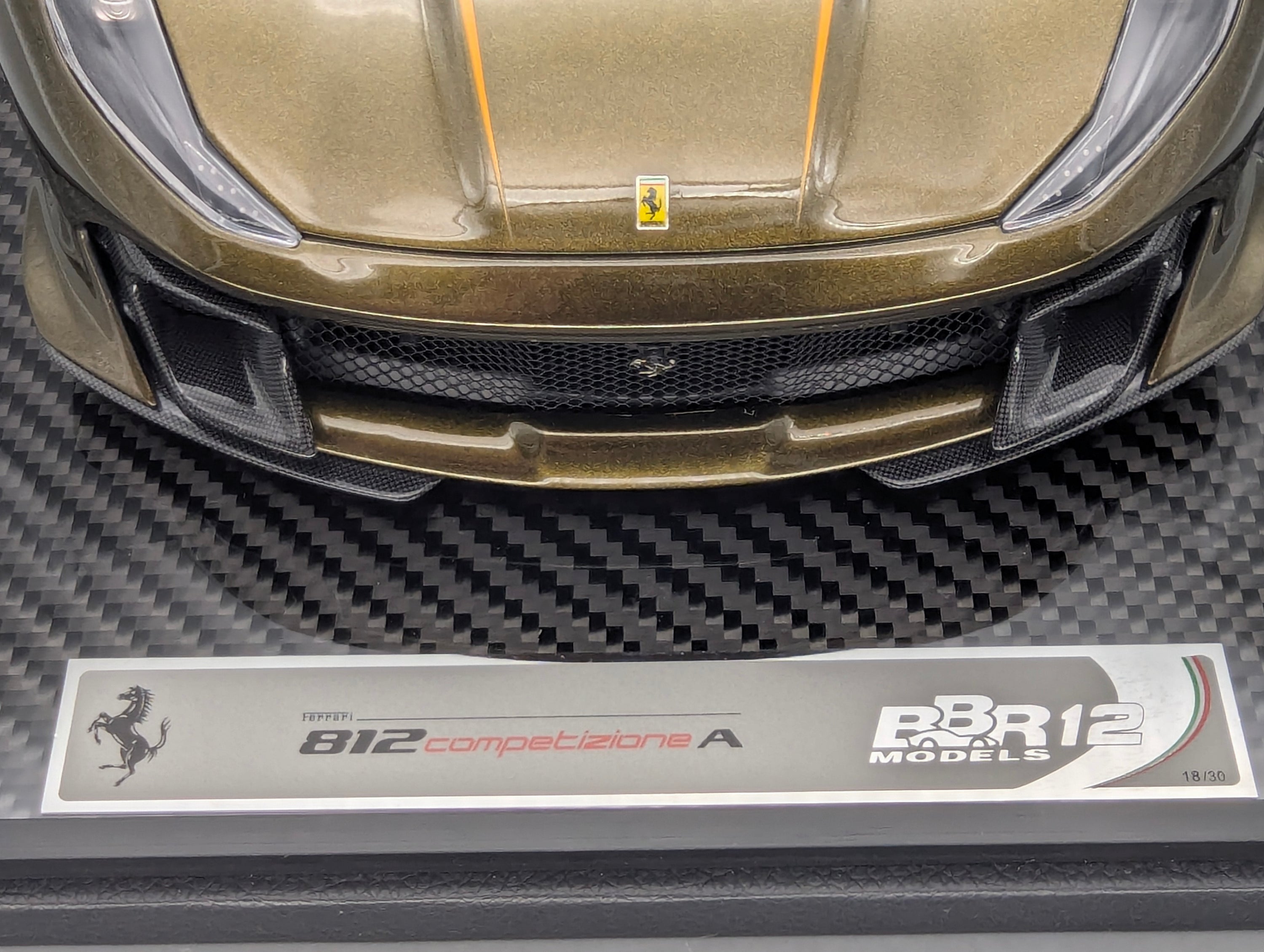 Modellautos 1:12 BBR Ferrari 812 Competizione A Verde Volterra Ltd 18/30 OVP