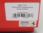 Modellautos 1:12 BBR Ferrari 812 Competizione A Verde Volterra Ltd 18/30 OVP