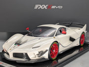 Modellautos 1:12 BBR Ferrari FXX-K EVO Gloss Pearl White Ltd UNIKAT 01/01 OVP