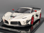 Modellautos 1:12 BBR Ferrari FXX-K EVO Gloss Pearl White Ltd UNIKAT 01/01 OVP